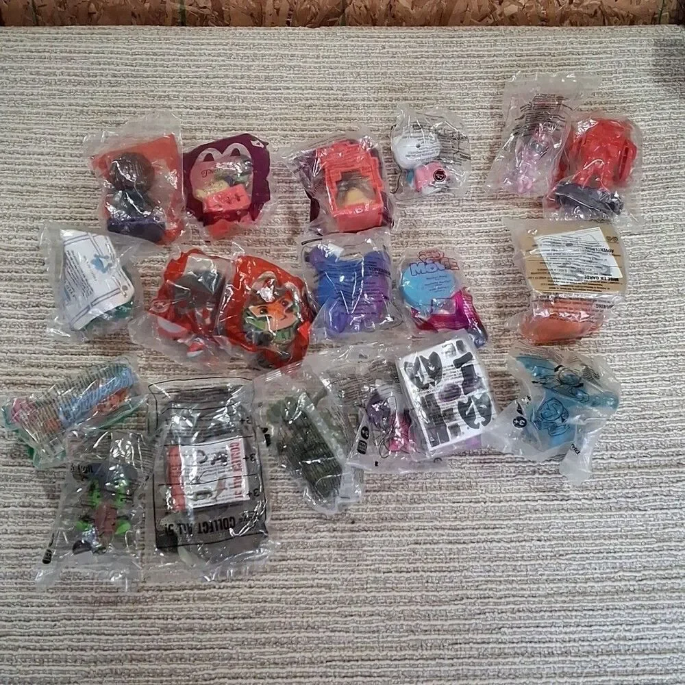 Vintage Restaurant Toys New In Packages Lot of 19 1990s And Up Great Collection